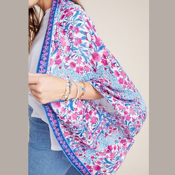 ANTROPOLOGIE KACHEL AMALIA COCOON KIMONO - Picture 2 of 6